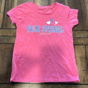 3/$15 🔴 Girl’s Pink Palm Springs Shirt size Medium